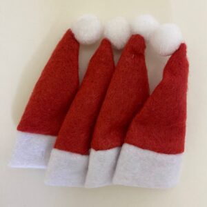 X'MAS HAT MINI 4PC/PK/EA.PK