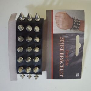 SPIKE BRACELET DARK SIDE 4X20CM/EACH