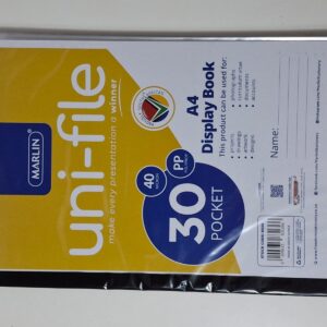 UNI-FILE DISPLAY BOOK A4 30 POCKET8030S/