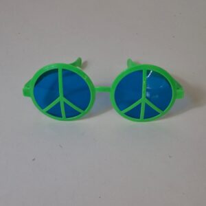 PARTY GLASS PEACE JUMBO 25X10.5CM/EACH