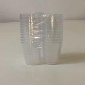 PLASTIC TOT CUPS (CLEAR)24PC/PK/PACK