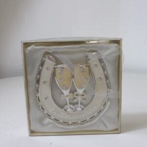 WEDDING DAY ORNAMENT IN BOX/EACH