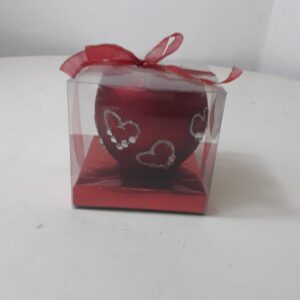 CANDLE HOLDER HEARTS 6.7X7CM/EACH