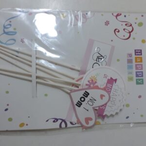 CAKE TOPPER MOM 6PC/PK/EA.PK