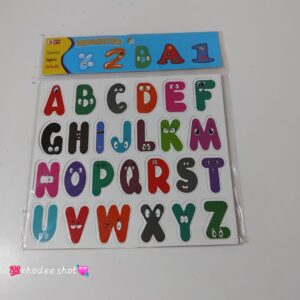 PUZZLE MAGNETIC ALPHABET/NUMBERS 19X17CM