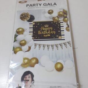 PARTY GALA HBD PHOTOPROPS+BALLOON/SET