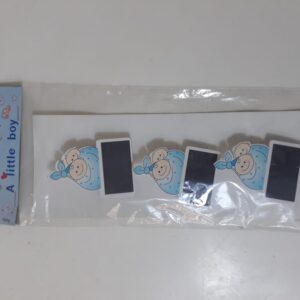 WOODEN CLIP BOY/GIRL 3PCS/CAR