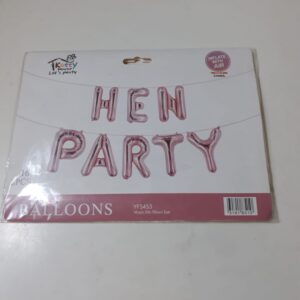FOIL BALLOON HEN PARTY 16" 8PCS YF5453/E