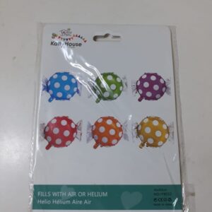 FOIL BALLOON CANDY DOTS 46X60CM/EACH