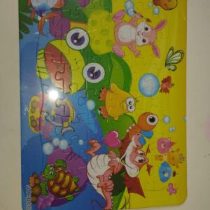 DIY JIGSAW PUZZLE ANIMALS (L) 38X26CM/EA