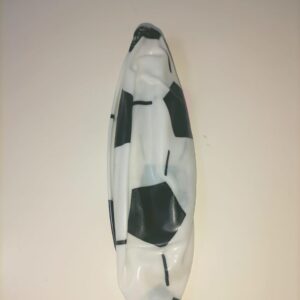 INFLATABLE BALL SOCCER BLK&WHT 9" 60G/EA