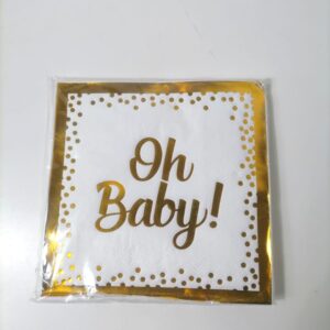 SERVIETTE OH BABY 20PC/PK