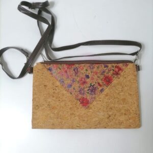 CORK BAG FLOWER 23X14CM/EACH