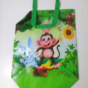 SHOPPING BAG ANIMALS (L) 32X36X12CM/EACH