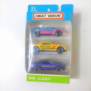 CAR DIE-CAST HEAT WAVE 3PC/BOX B002/BOX