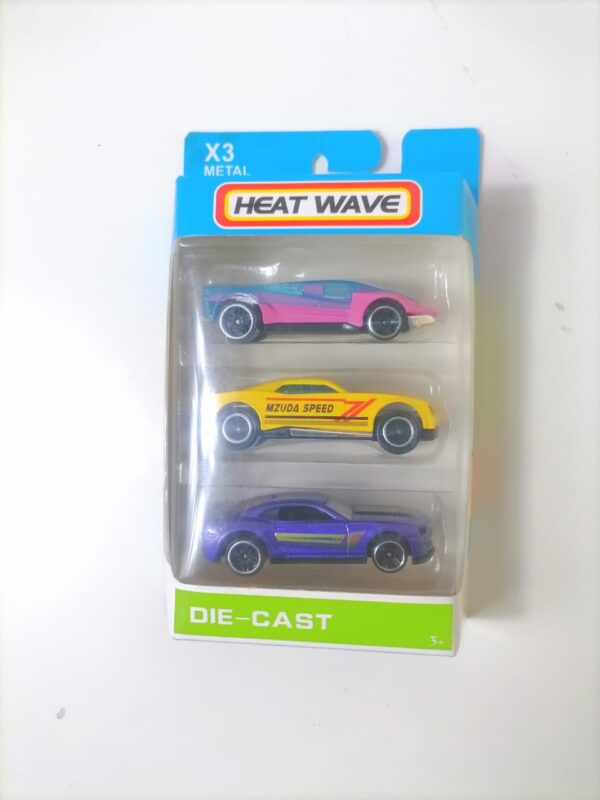 CAR DIE-CAST HEAT WAVE 3PC/BOX B002/BOX | Evermore ZA