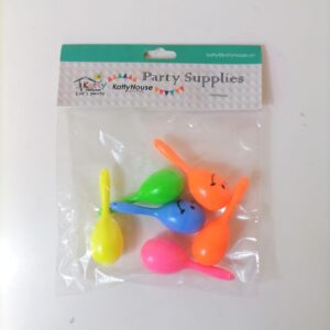 PARTY PACK RATTLES 6.5CM 6PC/PK/EA.PK