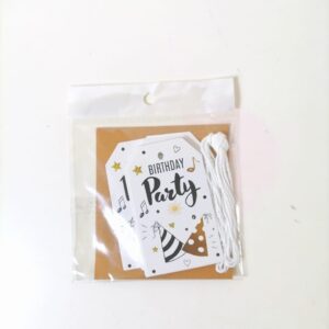 GIFT TAG BIRTHDAY PARTY 12PC/PK/EA.PK