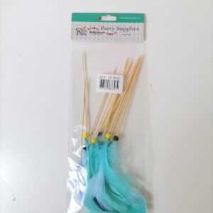 FEATHER TOOTHPICK L20CM 12PC/PK/EA.PK