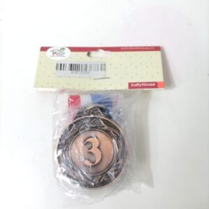 MEDAL ROUND NUMBERS/NAME PLATE D4.5CM/EA