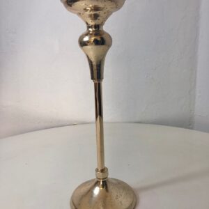 CANDLE HOLDER GOLD STAND (L) 9X32CM/EACH