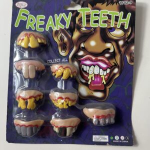 FREAKY TEETH 8PCS/CARD 1812-9/CARD