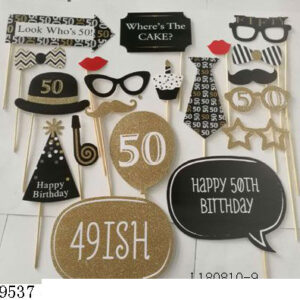 PHOTOPROPS "50" BIRTHDAY 20PC/PK/EA.PK