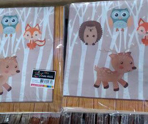 SERVIETTE WOODLAND ANIMALS 20PC