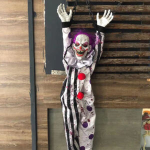HALLOWEEN GHOST CLOWN CHAIN/EACH