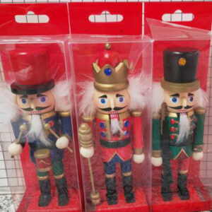 WOODEN SOILDIER WITH DRUM H15CM/EACH