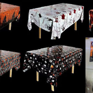 PLASTIC TABLECOVER HALLOWEEN/EACH