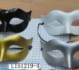 MASK PLAIN COLOURS 17X8CM/EACH