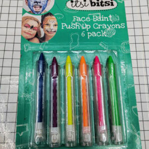 FACE PAINT STICKS 6PC/CARDS/EACH CARD