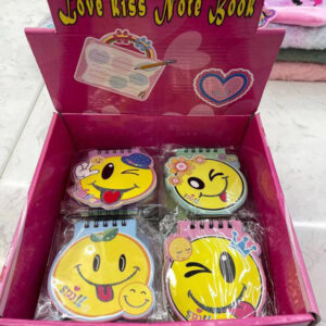 NOTEBOOK MINI SMILE FACE GLITTERISH 48P