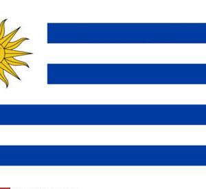 FLAG 90X150CM (L) URUGUAY/EACH