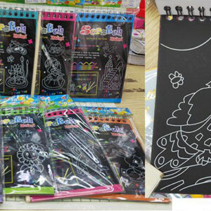 SCRATCH PICTURE MINI 10X14CM/EACH