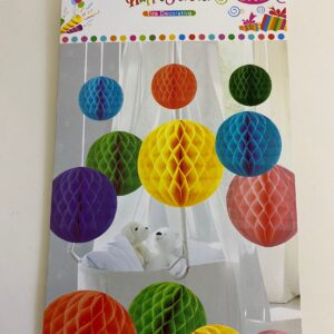 HONEYCOMB BALL PLAIN 20CM/EACH