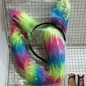 TAIL SET RAINBOW (ALICEBAND+TAIL)/SET