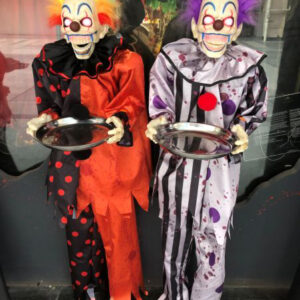 STANDING CLOWN WITH STEEL TRAY/EACH
