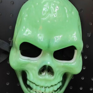MASK SKULL GID IN OPP 2023 17X26CM/EACH
