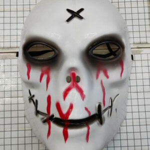 MASK PLASTIC STITCHES BLOOD /EACH