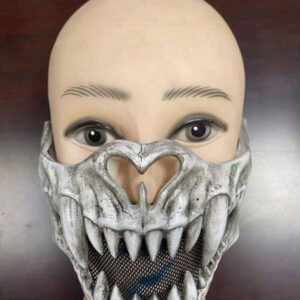 MASK HALF FACE SKULL /EACH