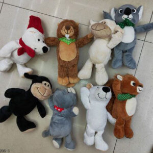 SOFT TOY WITH ANIMAL WITH BANDANA /EACH