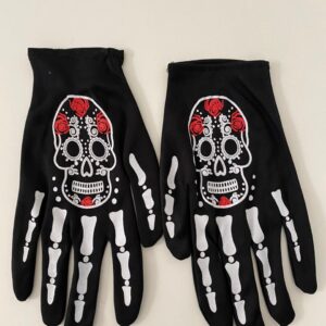 GLOVES SHORT DAY OF DEAD