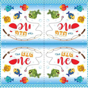 PARTY PAPER PLATE THE BIG ONE 10PC/PK