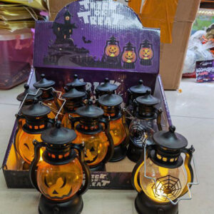 B/O LIGHT LANTERN PUMPKIN/EACH