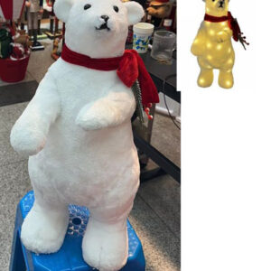 X'MAS B/O POLAR BEAR LIGHT/EACH