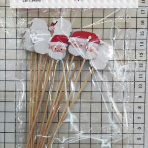 DIY STICK SANTA 12PCS PER PACK/EACH