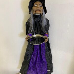 STANDING WITCH WITH STEEL TRAY/EACH