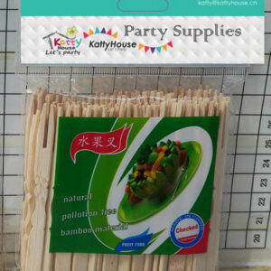 COCTAIL FORKS BAMBOO +-50PCSPACK/EACH